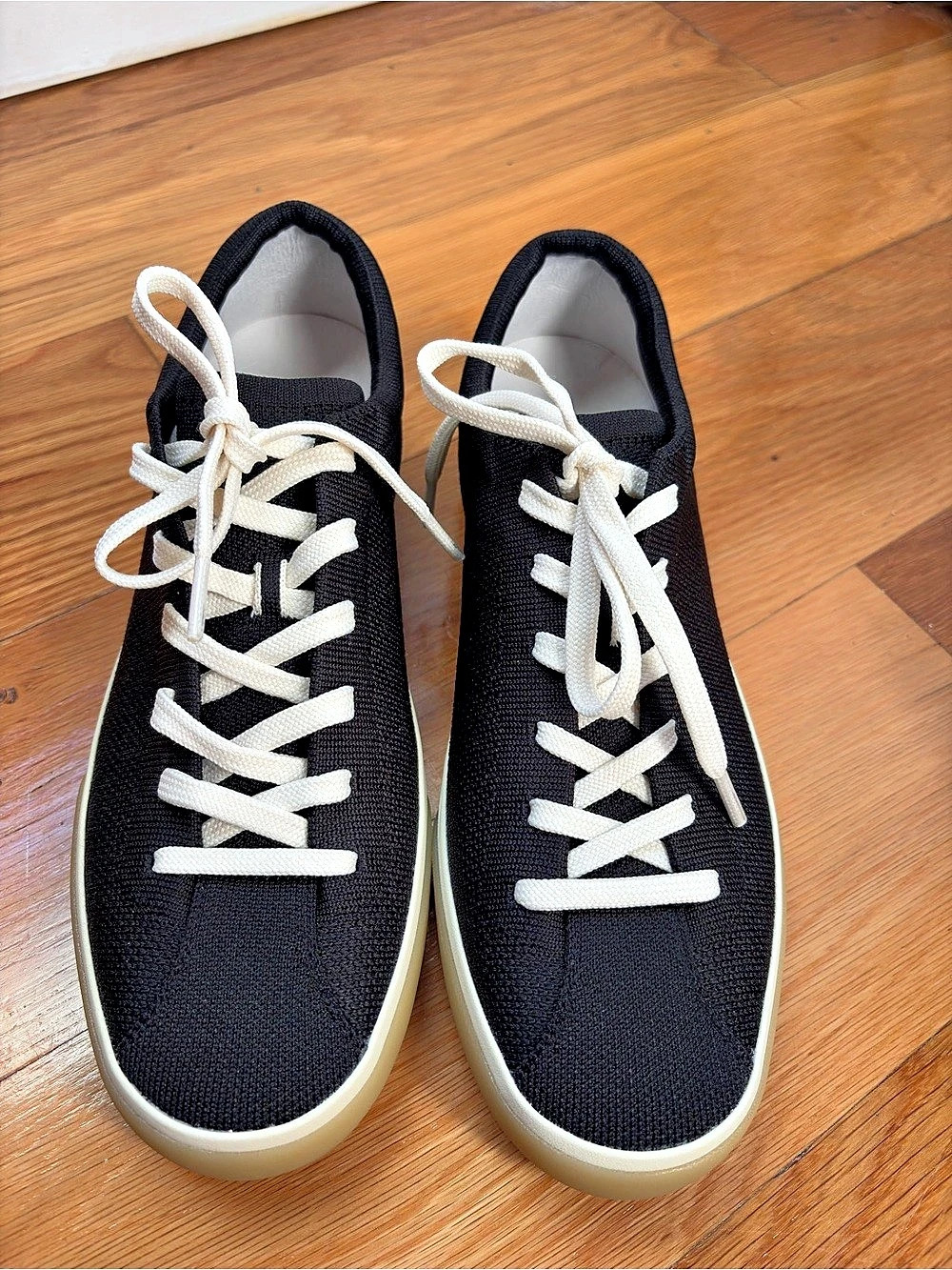 Rothy's The Lace Up Sneaker Lace Up Sneakers Black US 9 NWT